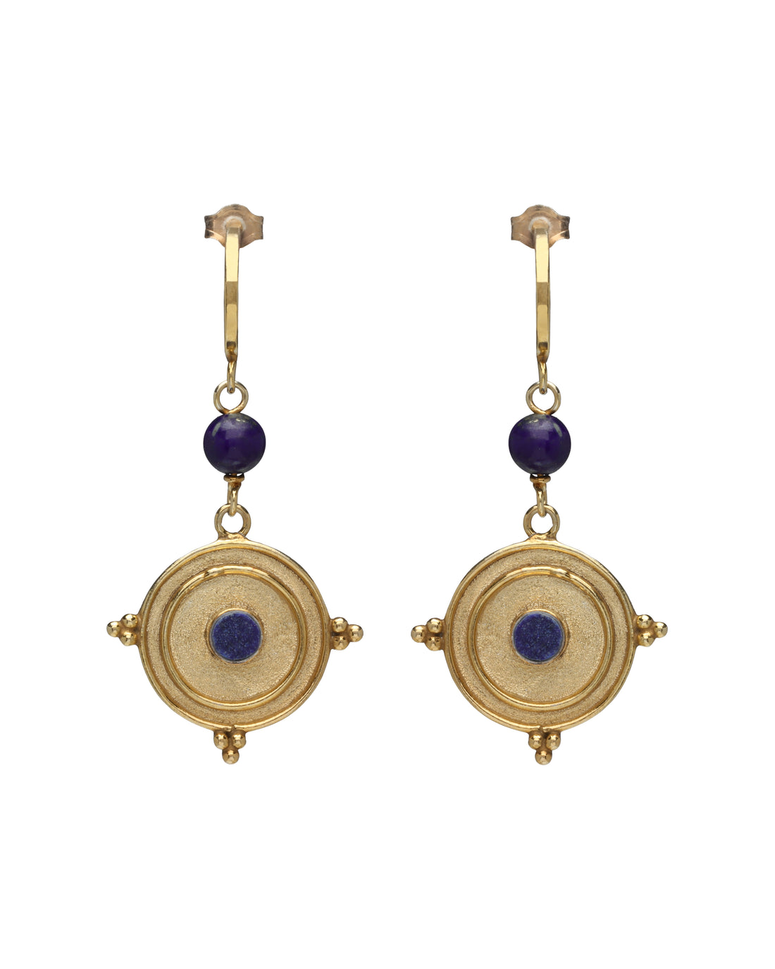 Azura Compass Earrings (Gold)