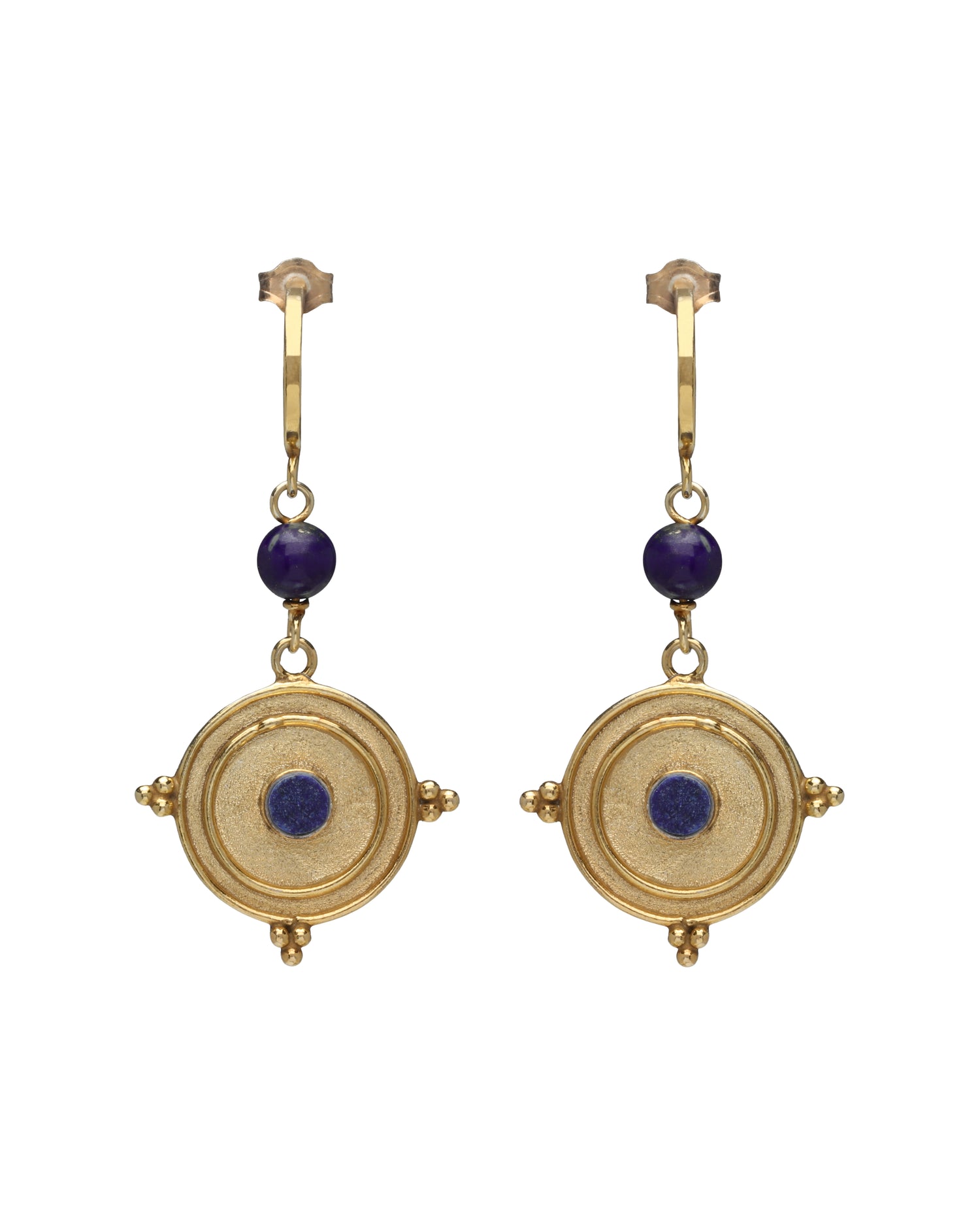 Azura Compass Earrings (Gold)