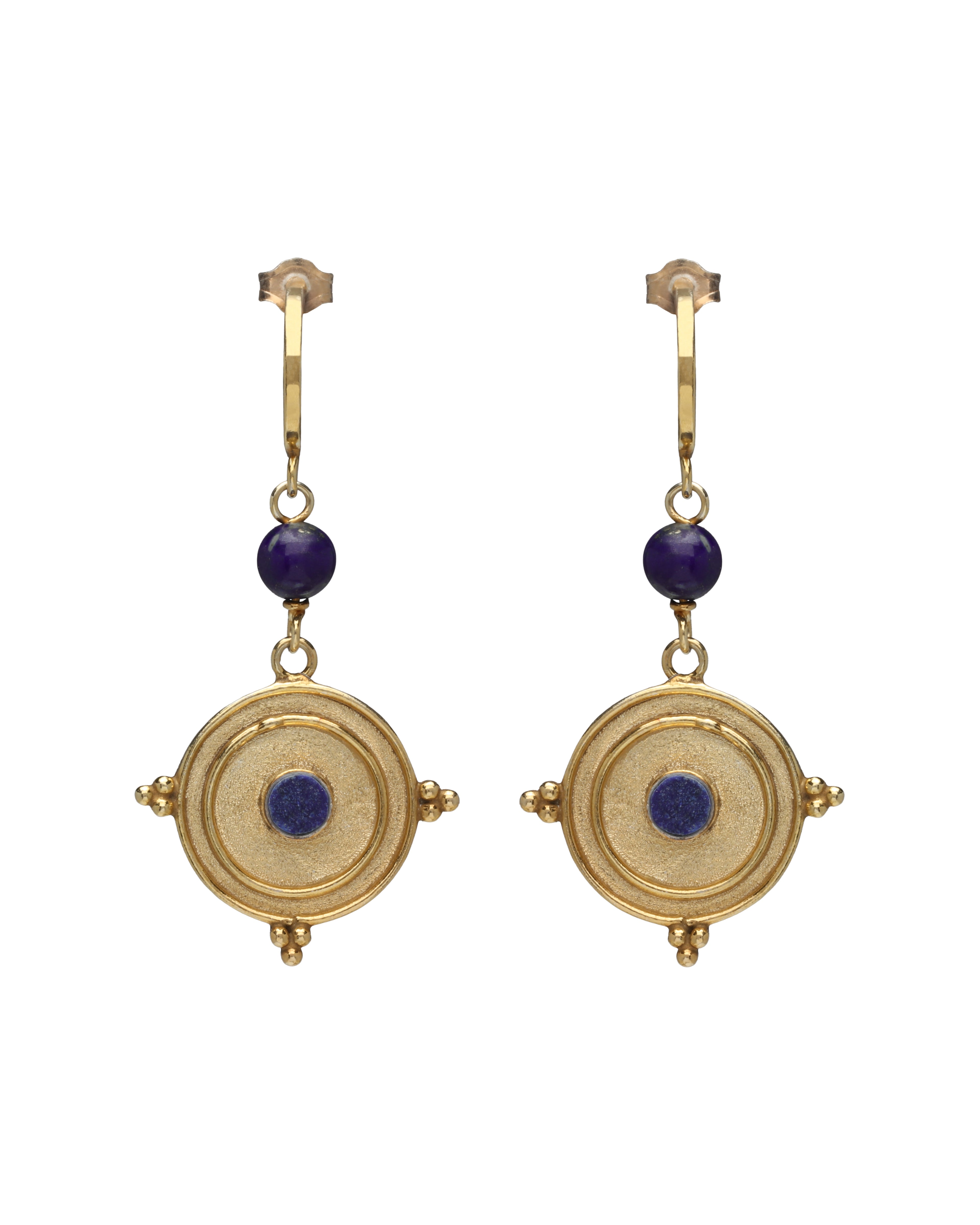 Azura Compass Earrings (Gold)