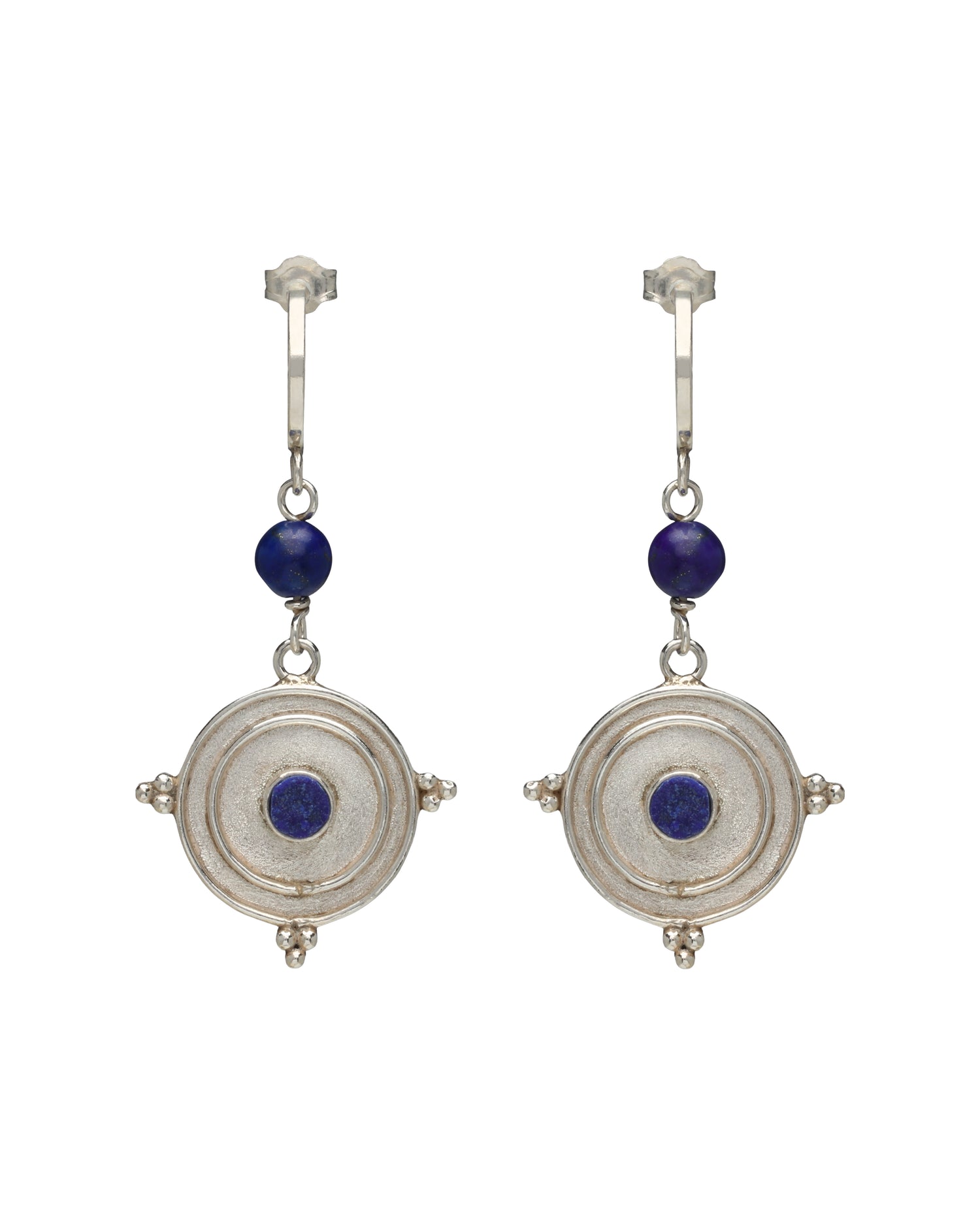 Azura Compass Earrings (Silver)