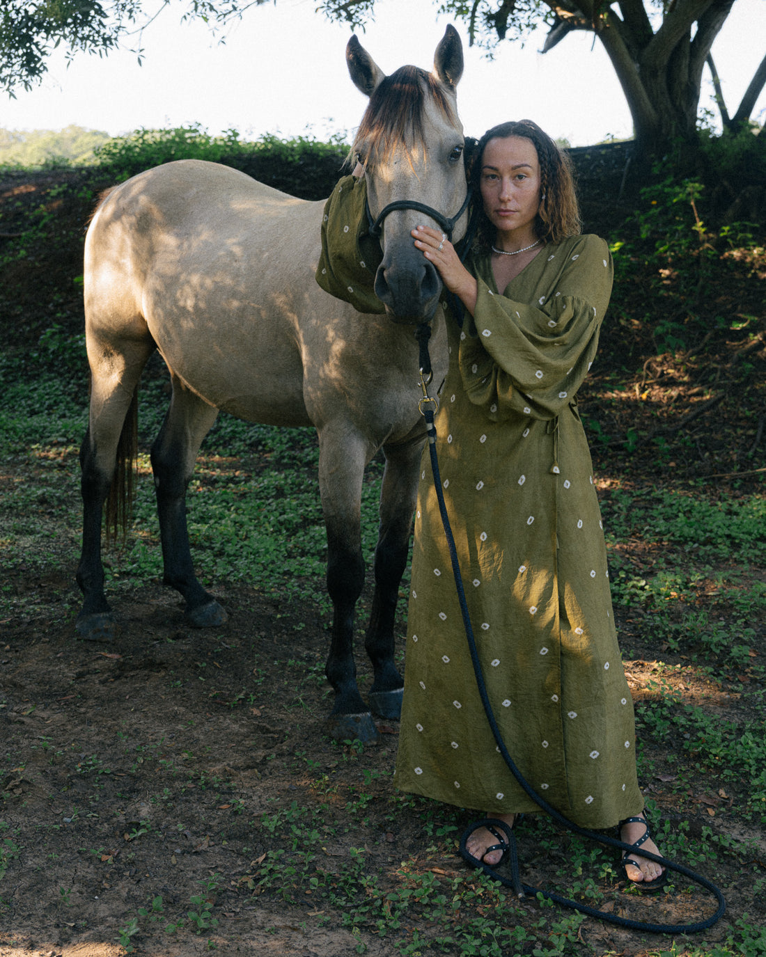 Sundari Dress • Marigold Green