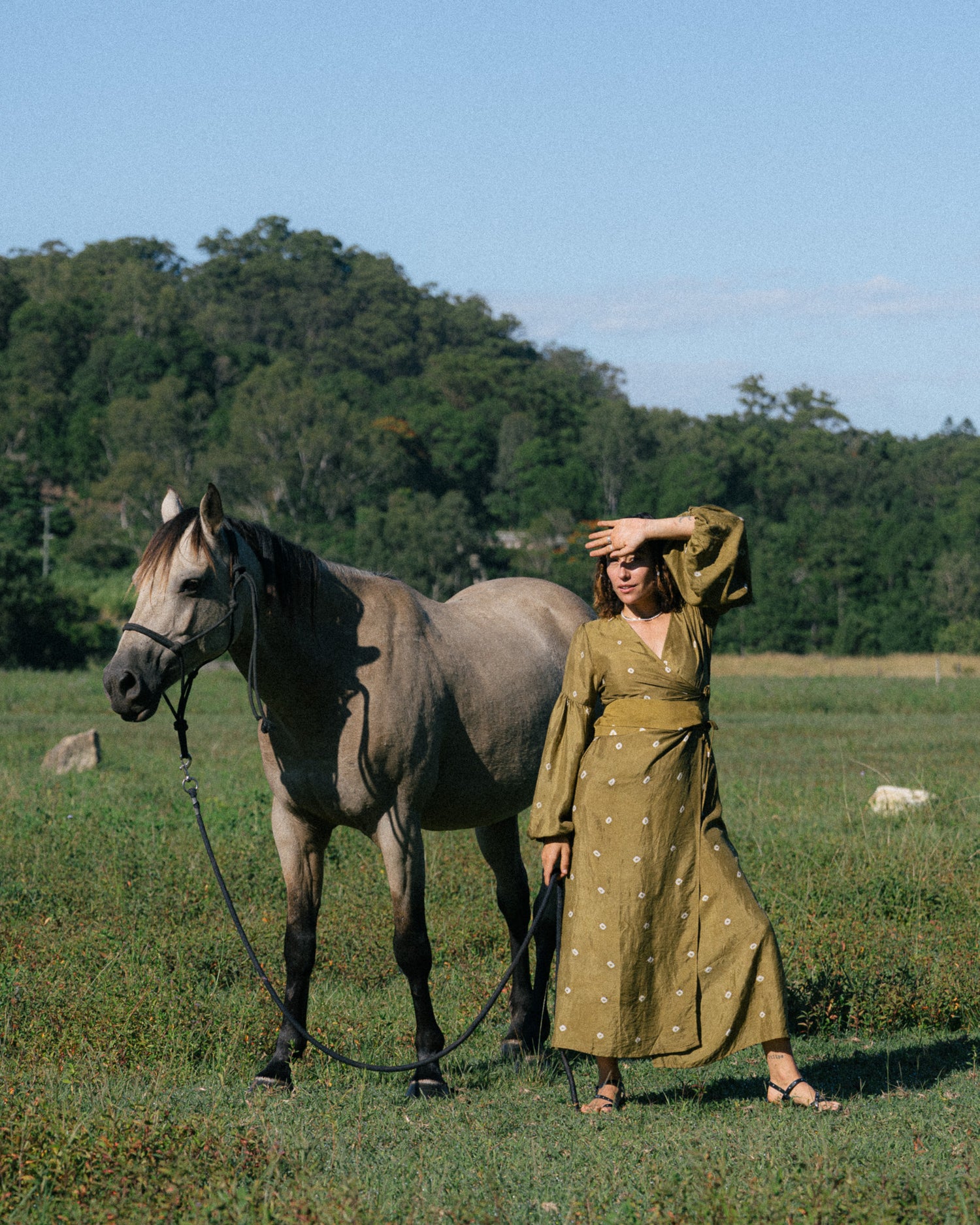 Sundari Dress • Marigold Green