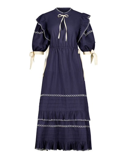 Saphira Dress • Midnight Tide