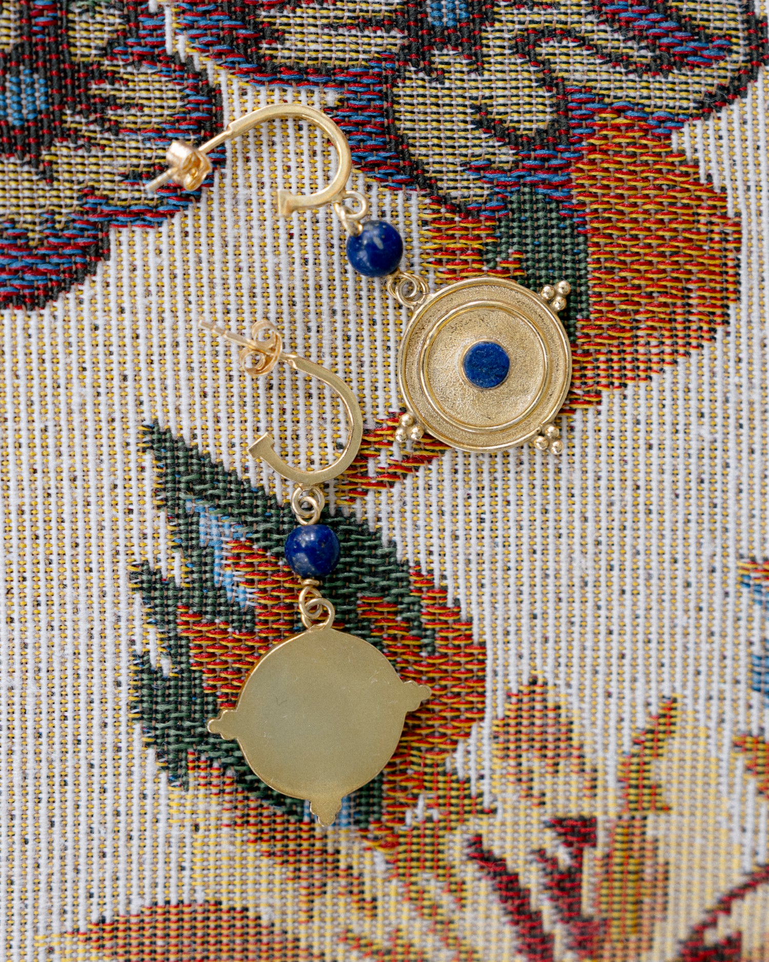 Azura Compass Earrings (Gold)